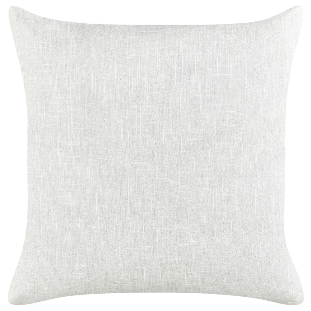 Set di 2 cuscini in lino e cotone con motivo a righe Bianco e beige 50 x 50 cm accessori salotto