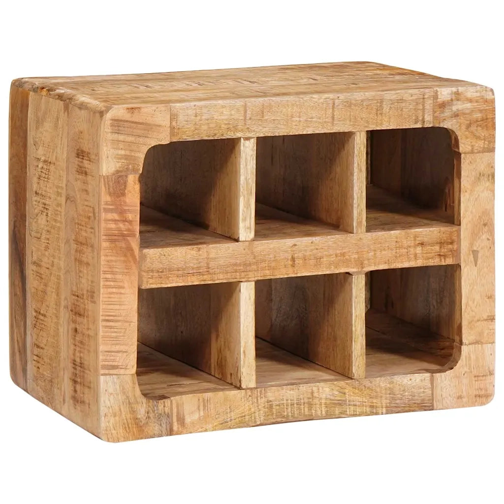 Portabottiglie Marrone 44 x 30 x 35 cm Legno di mango massello 4104573