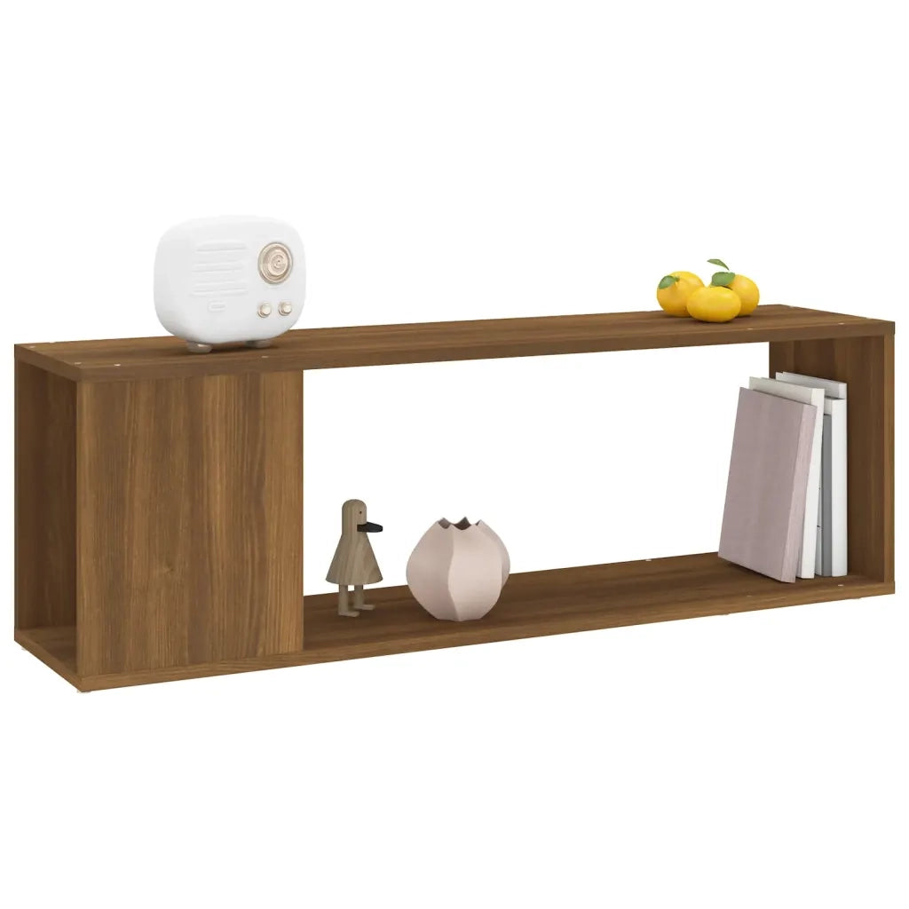 Mobile TV Rovere Marrone 100x24x32 cm in Legno Multistrato cod mxl 23694