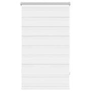 Tenda a rullo | Tenda avvolgibile zebrata 70,9x120 cm Tessuto Larghezza 66,7 cm bianco
