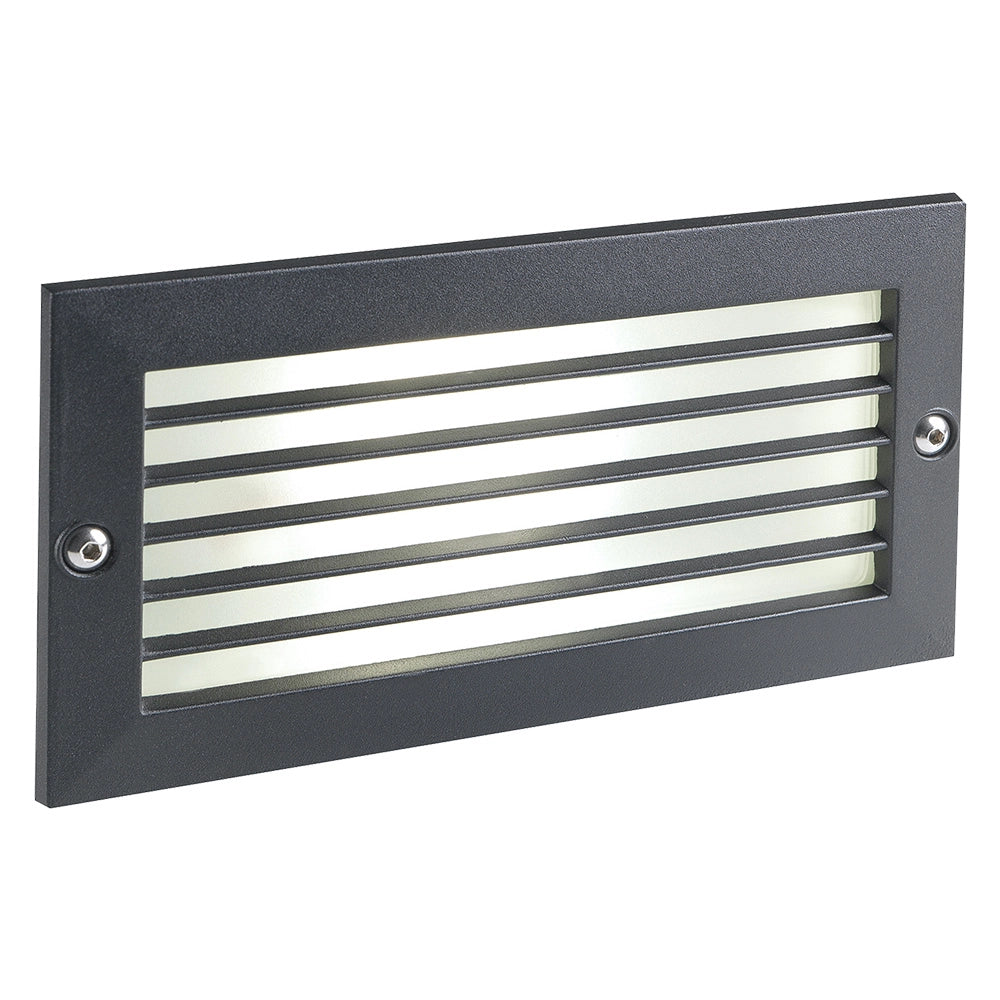 SEGNA PASSO LED INCASSO RETTANGOLARE APERTO 'ESCAPE' colore nero - 10 watt  - I-LUCE BY SOVIL