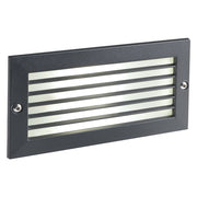 SEGNA PASSO LED INCASSO RETTANGOLARE APERTO 'ESCAPE' colore nero - 10 watt  - I-LUCE BY SOVIL