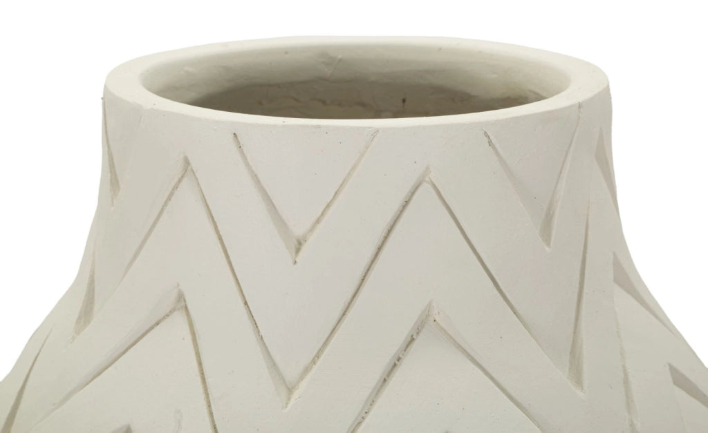 Vaso Winter Ø29x60 cm in Mgo Crema