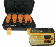 Frese a Tazza seghe bi-metal da trapano per ferro legno alluminio kit 12 pezzi