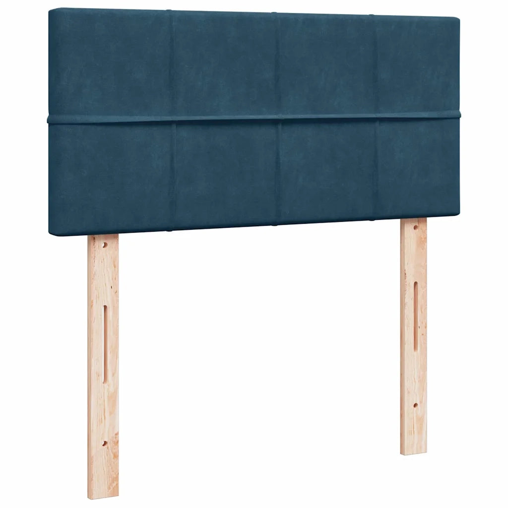 Struttura Letto Pouf con Materasso 80x200 cm Velluto 3311739