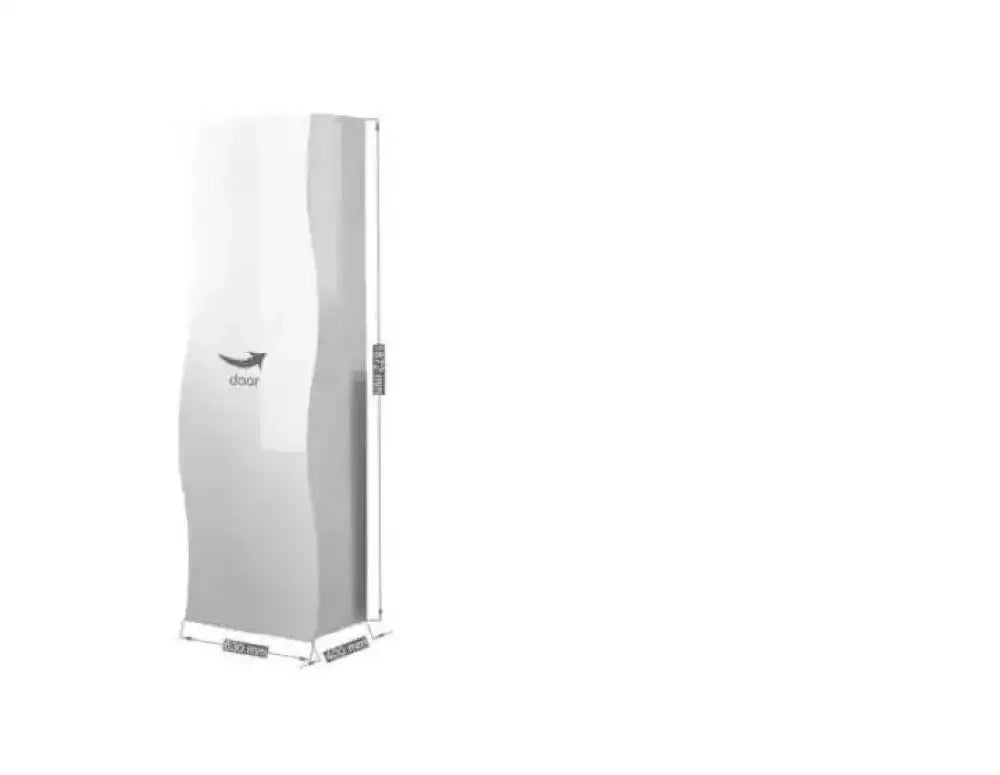 Mobile colonna ONDA L 63 x H 187.2 x P 40 cm bianco lucido
