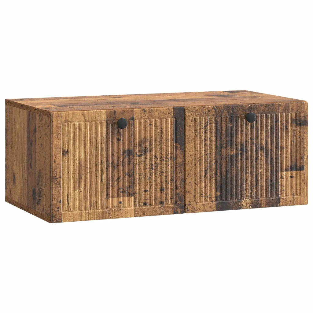 Mobile Porta TV da Muro Legno antico 78,5 x 41 x 30 cm