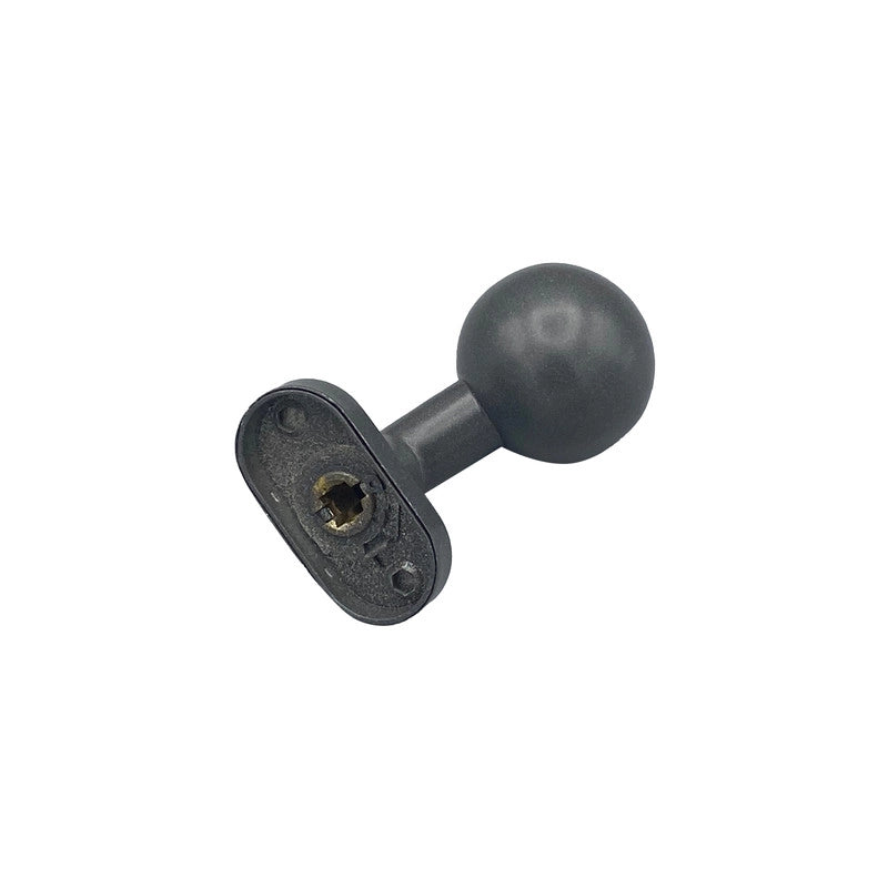 Pomolo fisso per porta SAGUATTI D69/50YA in inox grigio opaco