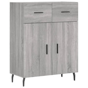 Credenza | Madia | Buffet da pranzo | Armadio da pranzo Grigio Sonoma 69,5x34x90 cm in Legno Multistrato