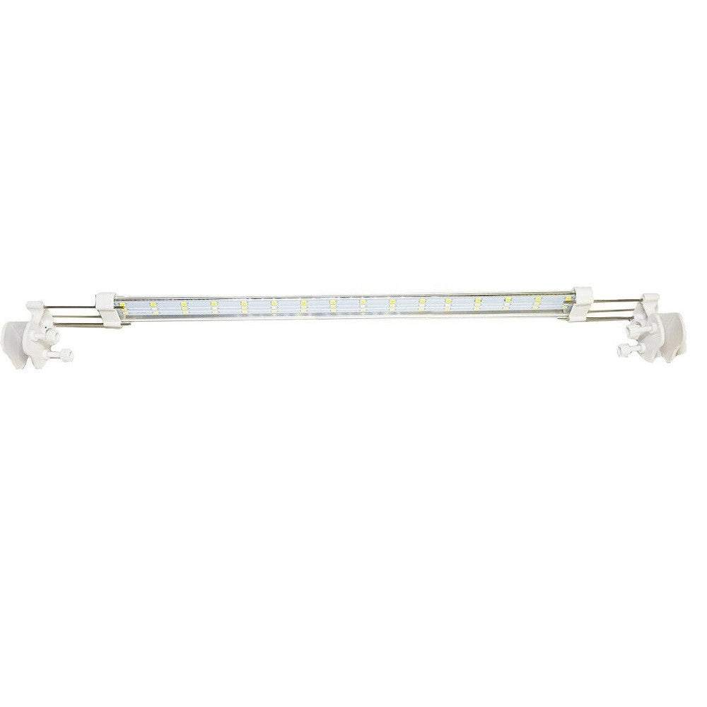 Trade Shop - Lampada Luce Plafoniera Led Per Acquario Allungabile Per Bordo Vasca 16 W -