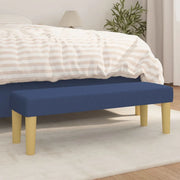 Panca Blu 100x30x30 cm in Tessuto 346658