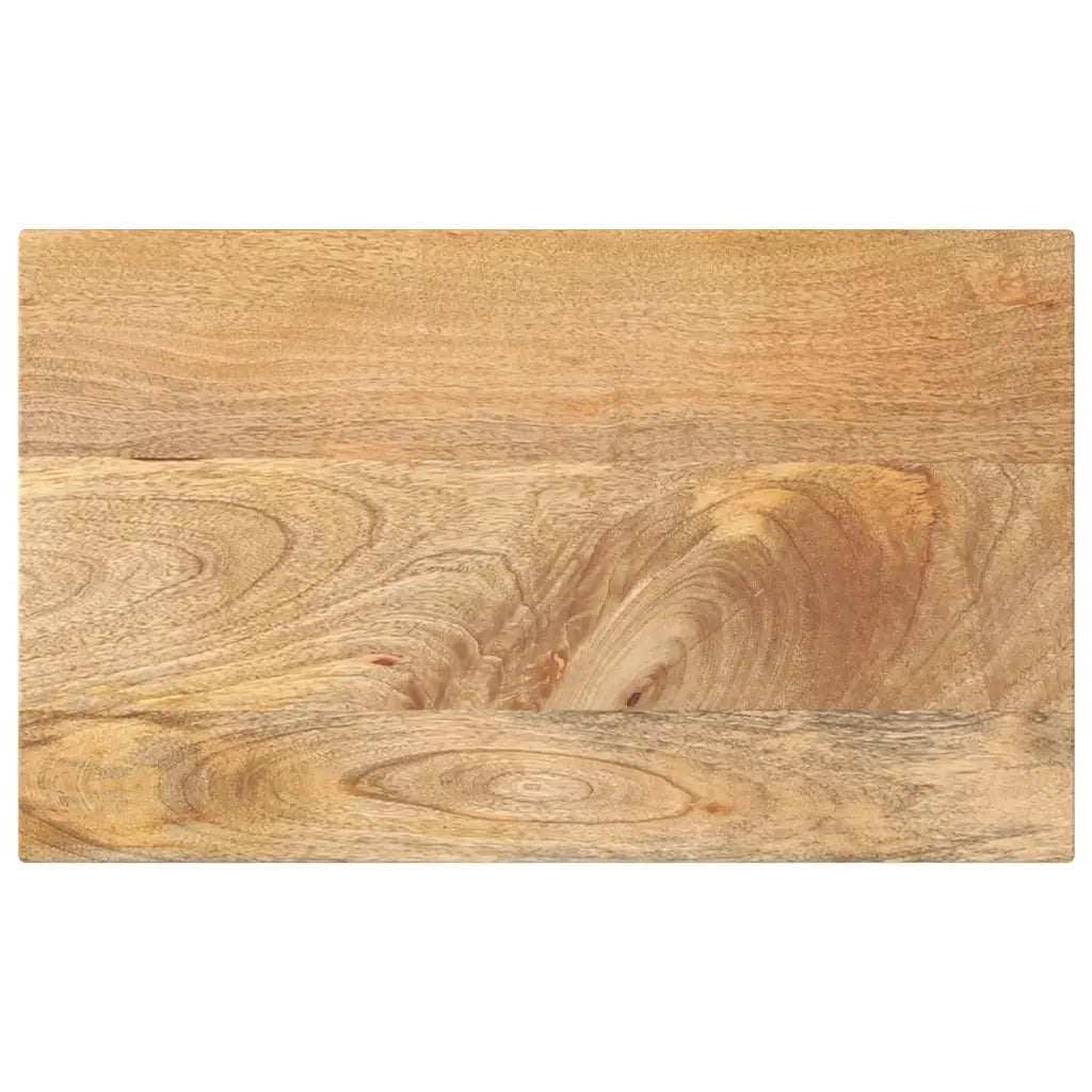 Piano per Tavolo 40x20x2,5cm Rettangolare Legno Massello Mango 371420