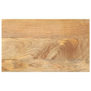 Piano per Tavolo 40x20x2,5cm Rettangolare Legno Massello Mango 371420