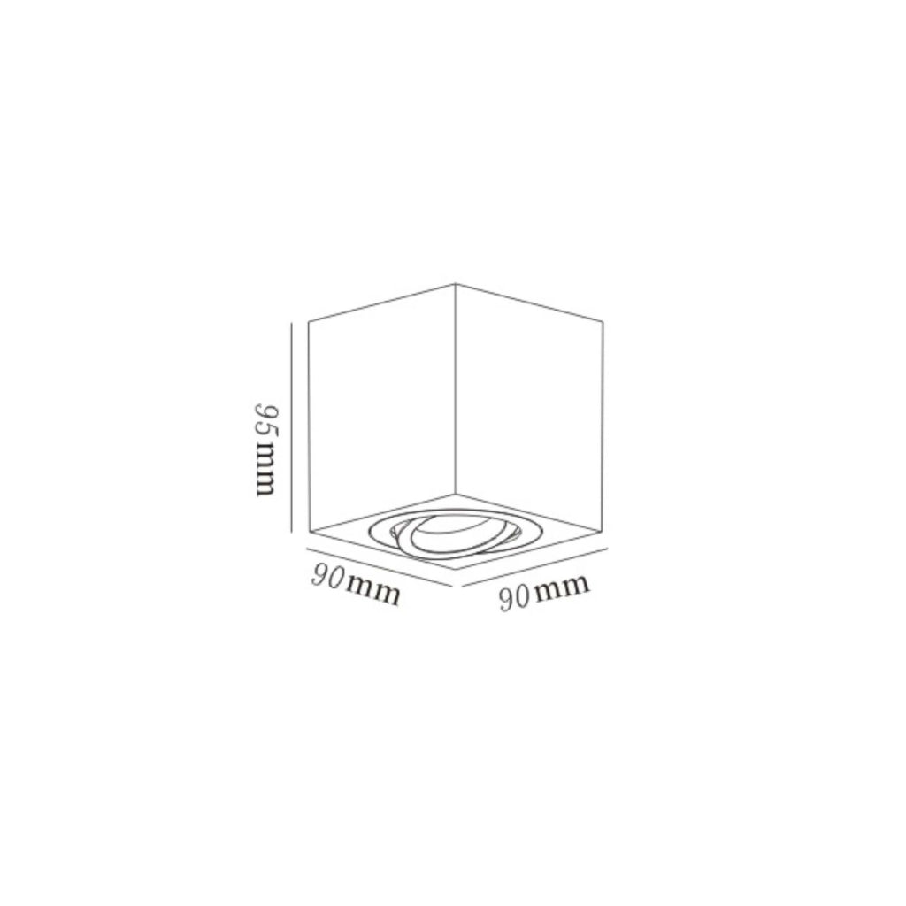 Light Prestige Lyon faretto da soffitto 1xGU10 bianco