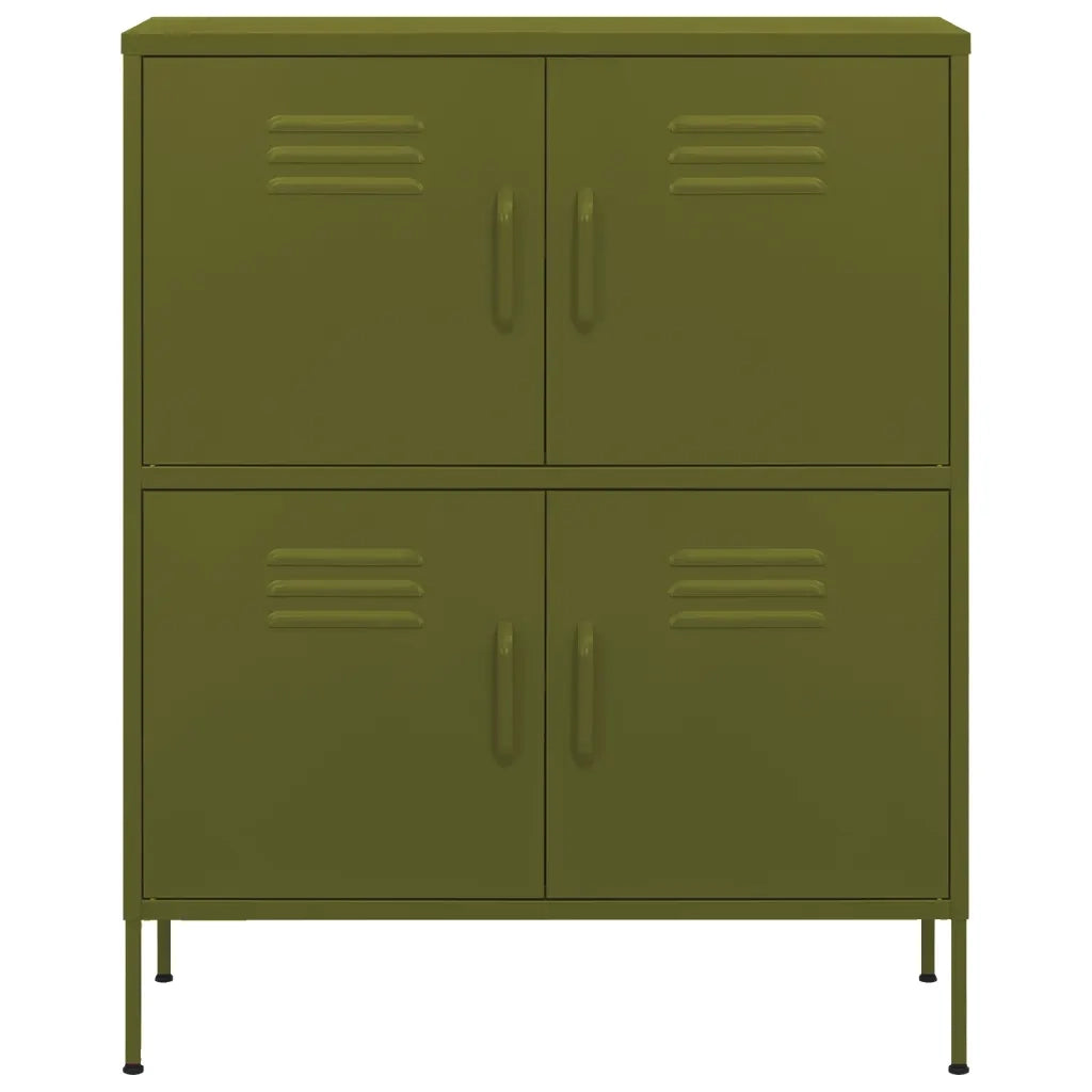 Armadietto Verde Oliva 80x35x101,5 cm in Acciaio cod mxl 49012