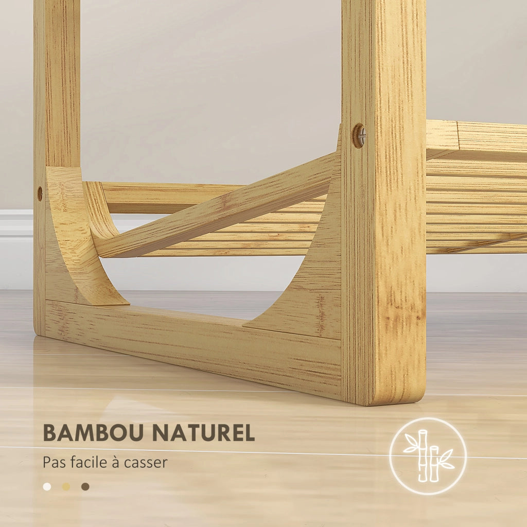Scarpiera a 4 ripiani in bamb¨´ ¨C Minimal ¨C 76x33x67cm