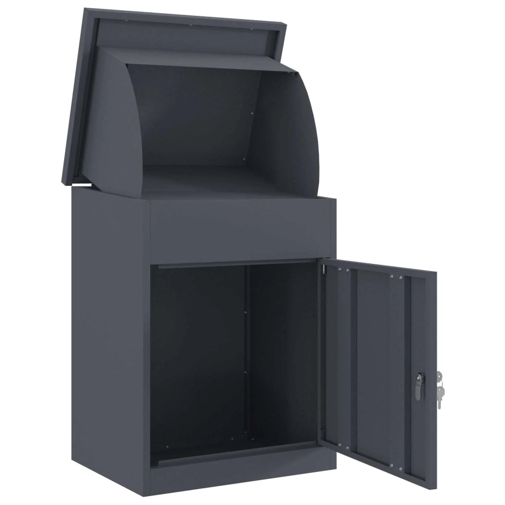 Cassetta per pacchi Antracite 47.5 x 38 x 59 cm Acciaio CFW2327378