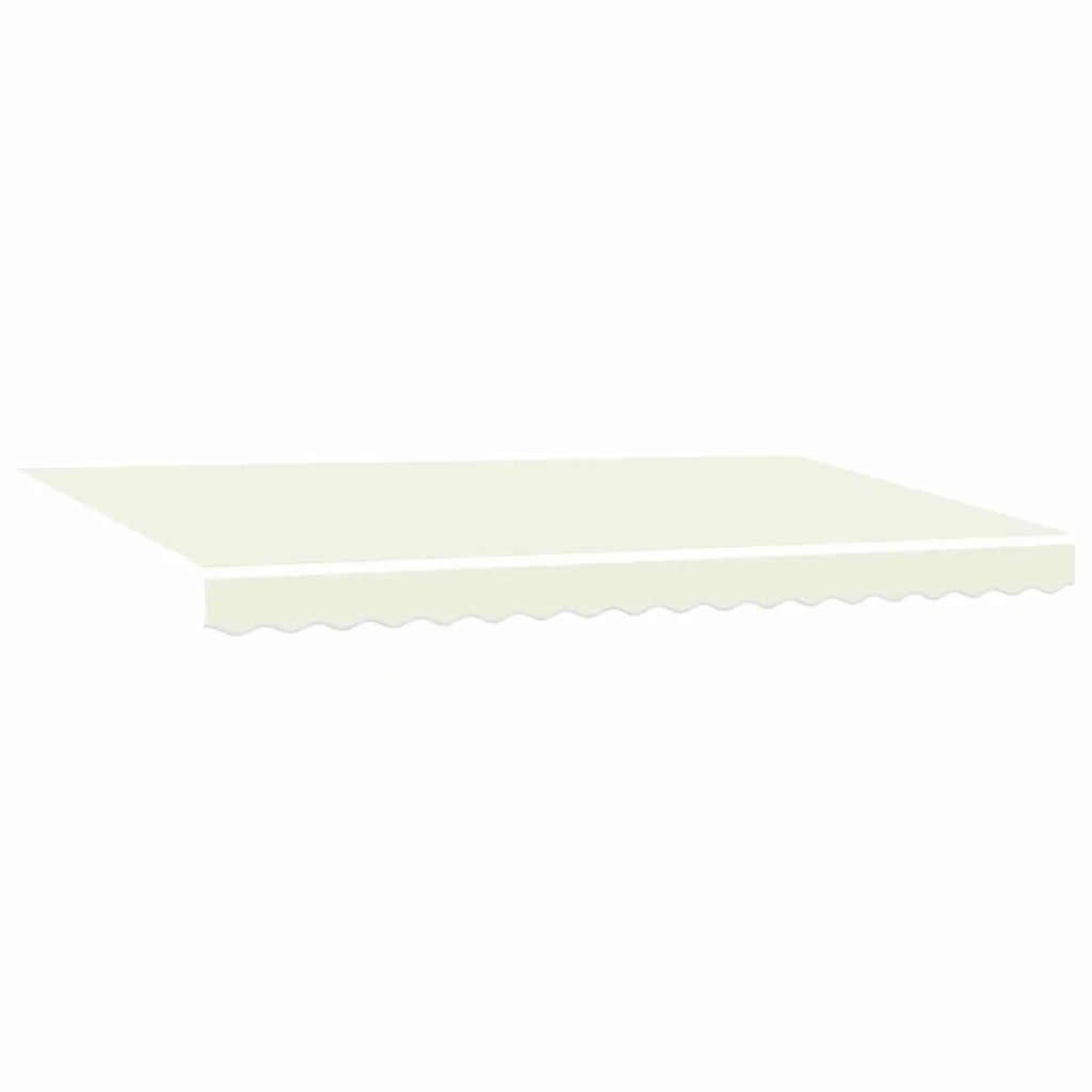 Tenda retrattile-Tenda parasole per balcone Crema 350 x 200 cm Tessuto 902466