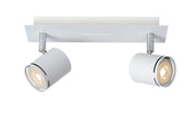 Faretto Lucide Rilou 2xGU10 4,5W 3000K Bianco Metallo