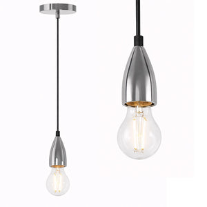 Lampada Da Soffitto Pensile Montatura Chrome APP358-1CP