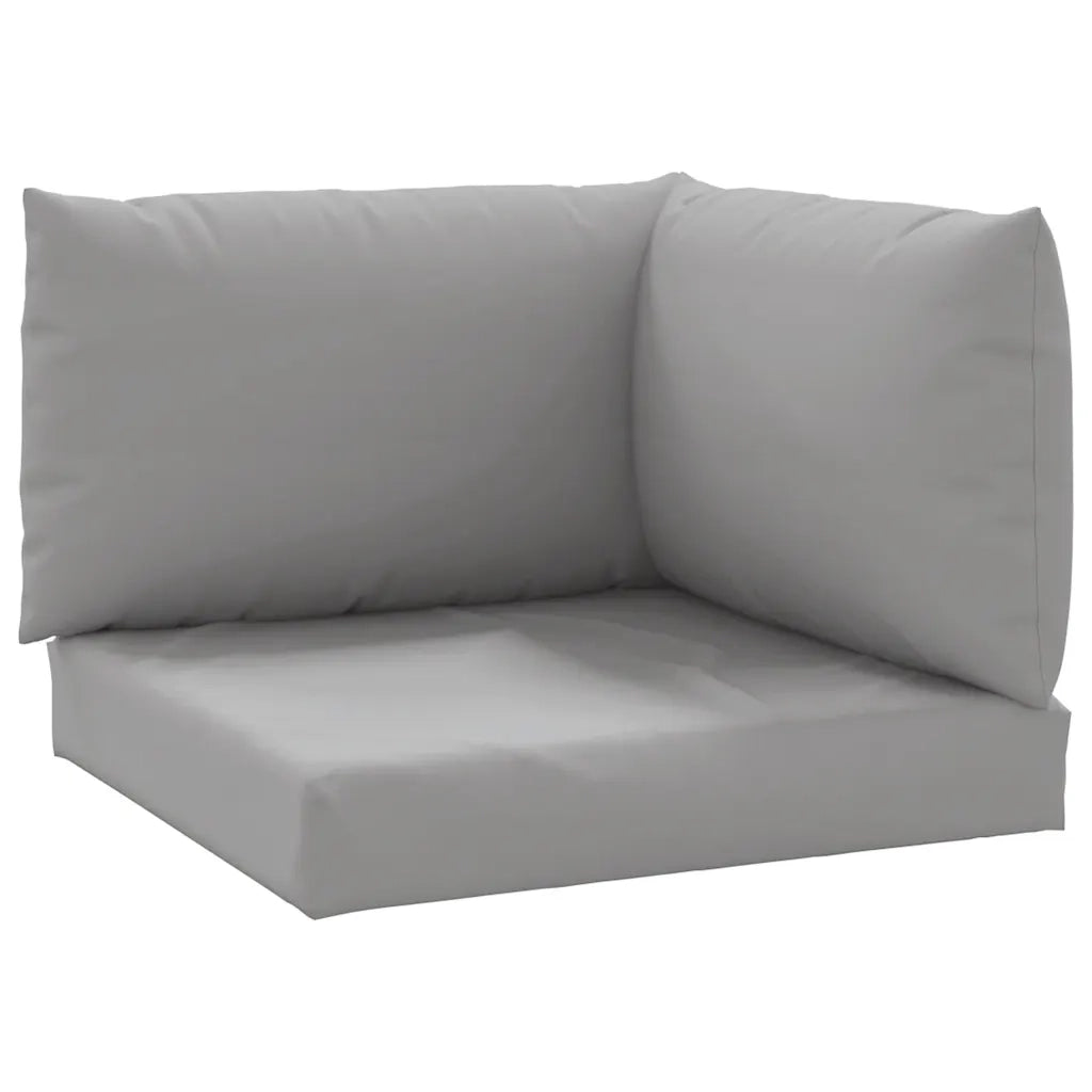 Cuscini per Pallet 3 pz Grigi in Tessuto Oxford 361774