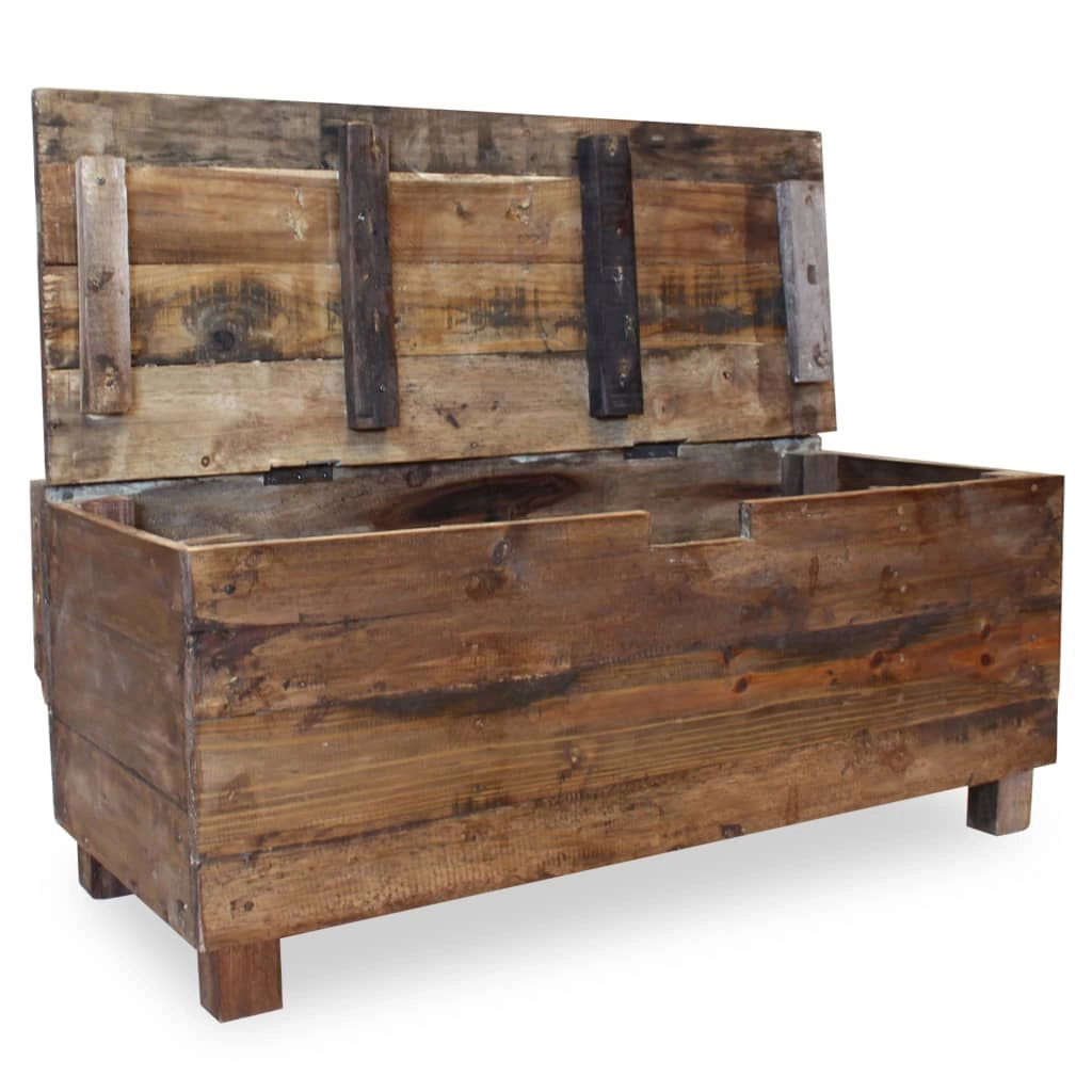 Panca in legno di recupero 86 x 40 x 60 cm 02_0010785