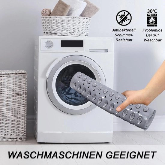 Matrice Antiscivolo 80 x 120 cm - Matrice Antiscivolo con Griffe - Mat Matrice in PVC - Inclusi 2 Ganci - Lavabile in Macchina - Utilizzo a Lungo Termine - Matrice per Bagno
