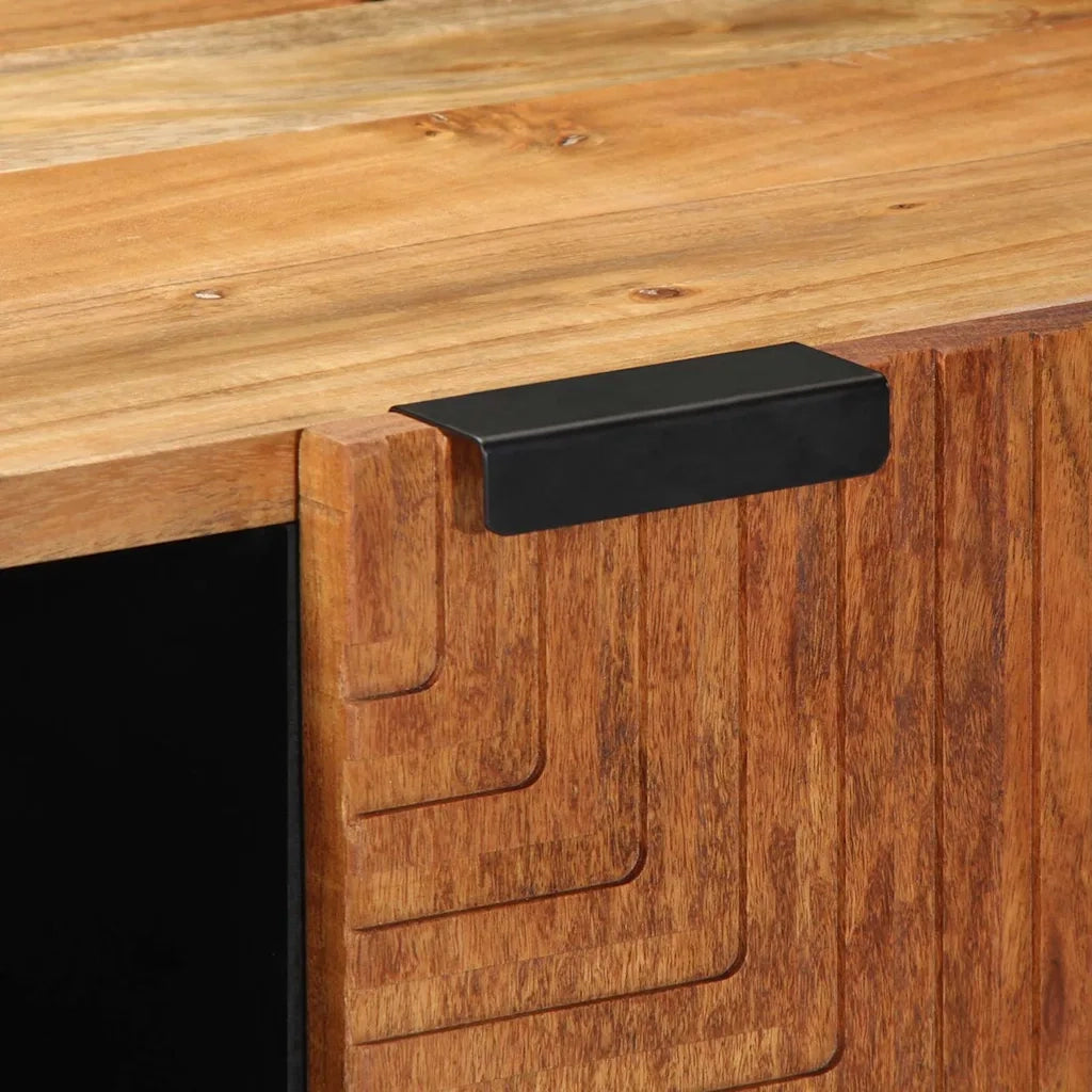 Mobile Porta TV 105x33x46 cm in Legno Massello di Acacia 4017756