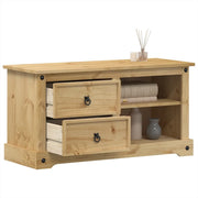 Mobile Porta TV Corona 100x40x52 cm in Legno Massello di Pino 4005668