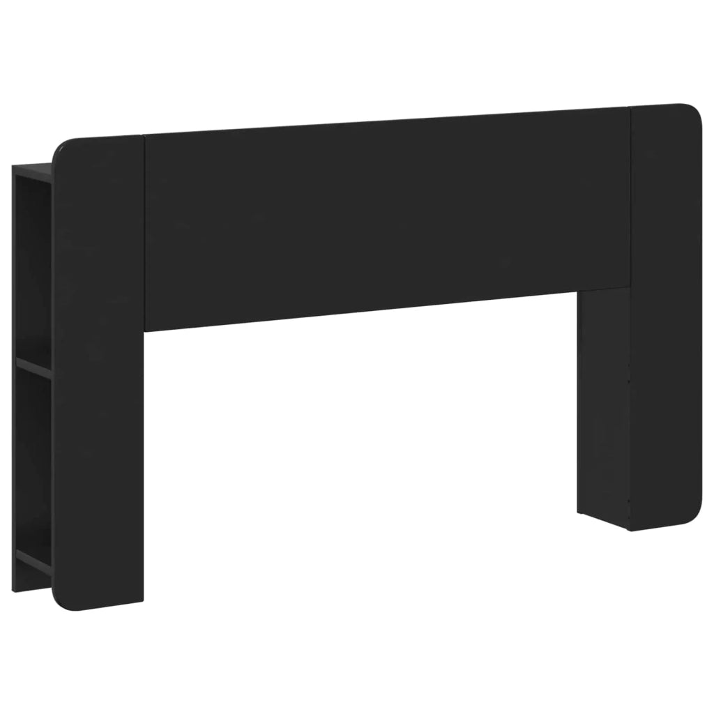 Testata del letto Nero 135 x 18,5 x 80 cm Legno ingegnerizzato