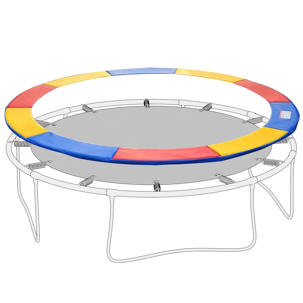 Copertura Protettiva Imbottita per Trampolino ¨C Zephmum ¨C ?244 cm Multicolore