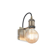 Applique Rustica-Country Frida Metallo Ottone Brunito 1 Luce E27