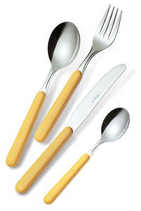 Servizio Set di Posate 24 Pezzi in Acciaio Eme Bonita Sabbia 7528