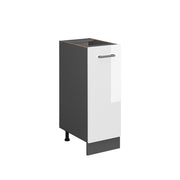 Vicco Base Bianco lucido 30 cm senza piano di lavoro