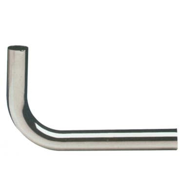 CANOTTO CR CURVO 90  °  OTTONE CROMATO MM 30 CM 15X25