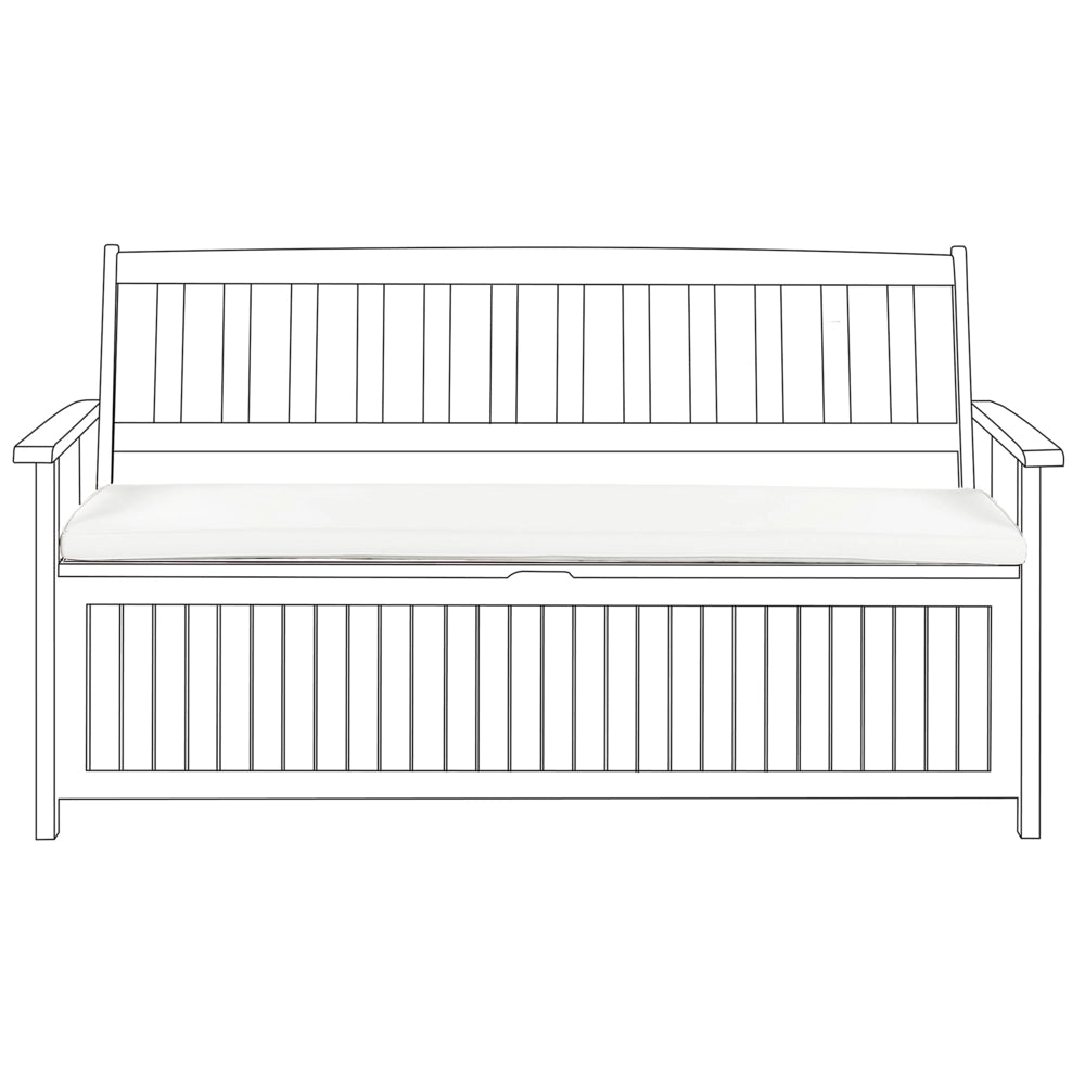 Cuscino per panca da giardino bianco sporco resistenti ai raggi UV giardino balcone terrazza esterno