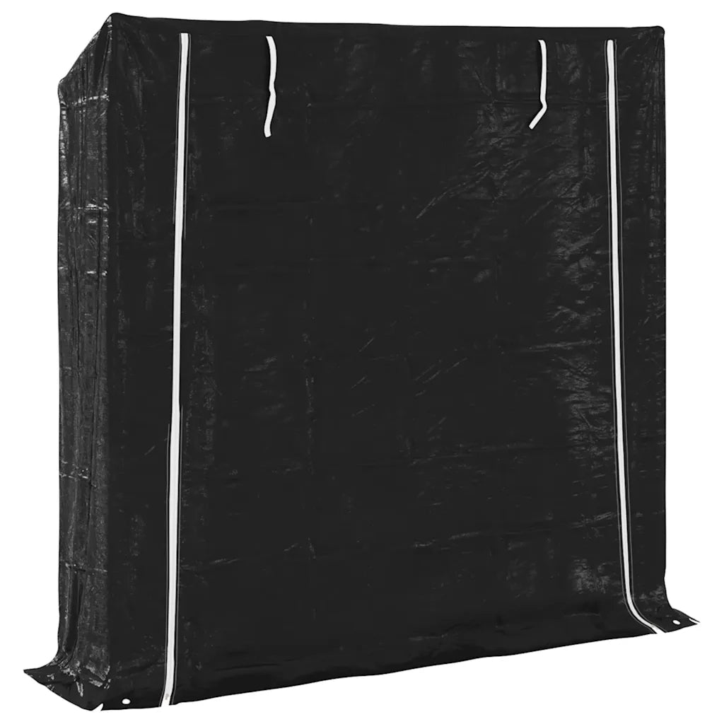 Rastrelliera per Legna con Copertura Antipioggia 200x40x200 cm 4104956