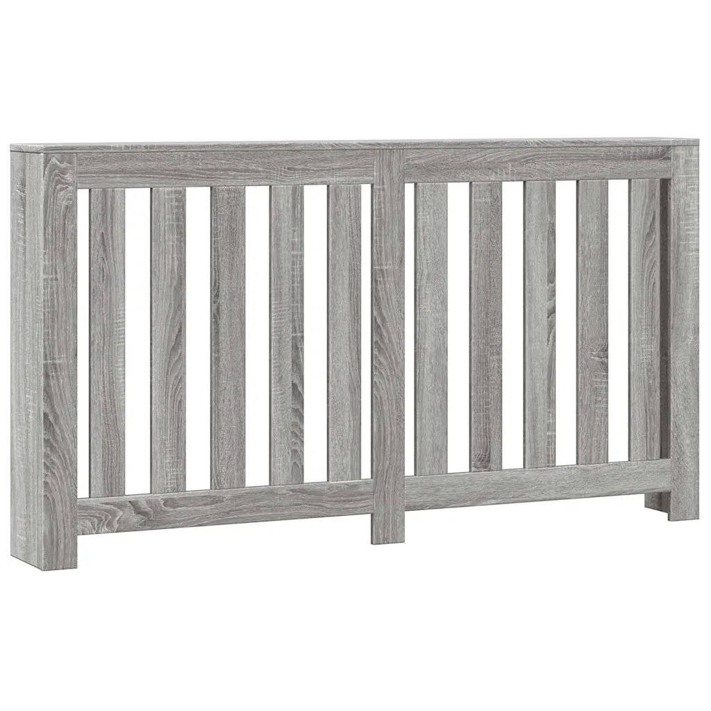 vidaXL Copertura Termosifone Grigio Sonoma 149x20x82 Legno Multistrato