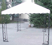 GAZEBO IN FERRO BATTUTO BACCO MT.3X3 GAZEBI ARREDO GIARDINO ESTERNO