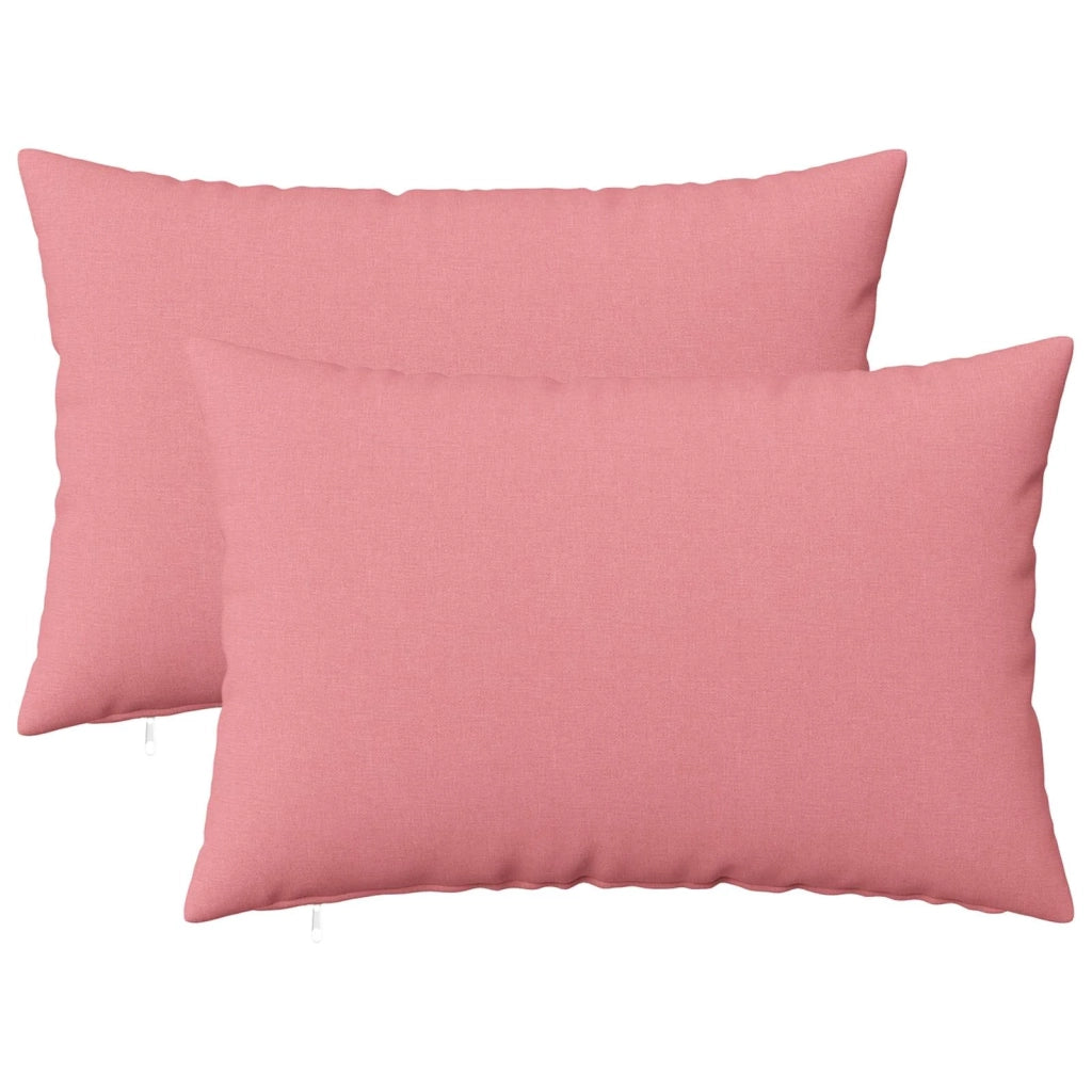 Federa 2 pz HEERLEN Rosa 50 x 80 cm Tessuto 911895
