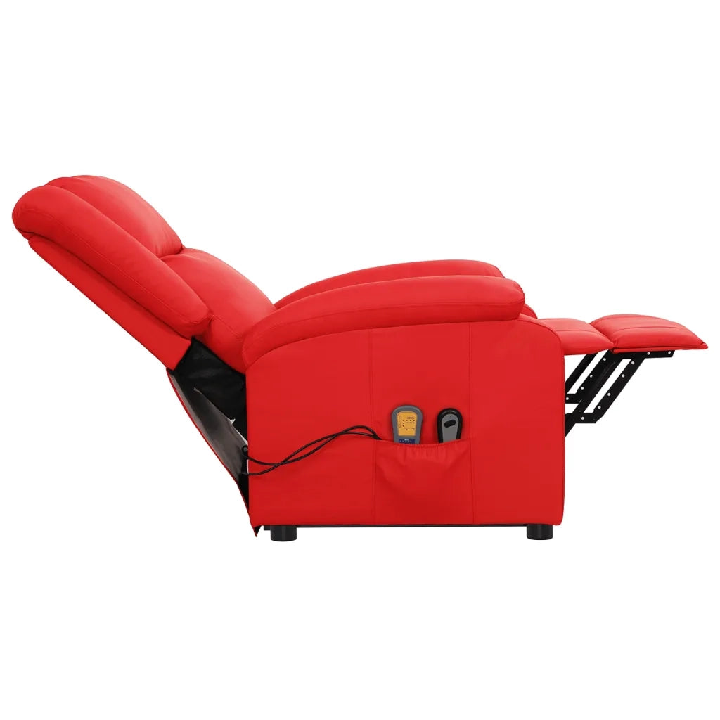 Poltrona Alzapersona Rosso in Similpelle 329697