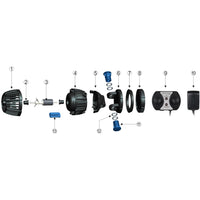 CW-160 Pompa di movimento con controller per acquari 1700-20000l/h 60W Generatore onde