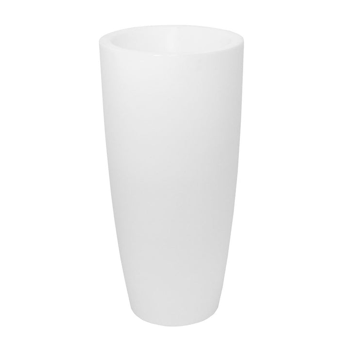 Vaso Luminoso da Giardino a LED Ø43 cm in Resina 5W Cypress Bianco Freddo