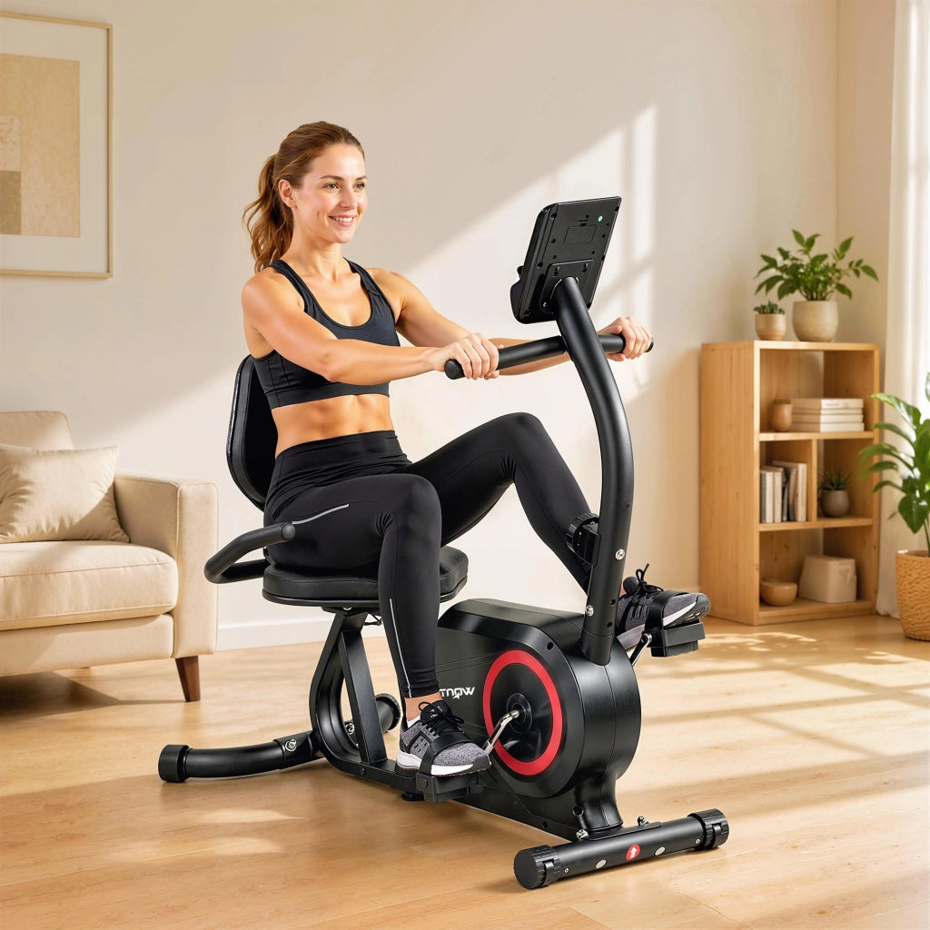Ciclismo da camera ¨C zephmum ¨C con 8 livelli di resistenza, freno magnetico, sensore di frequenza cardiaca, display LCD