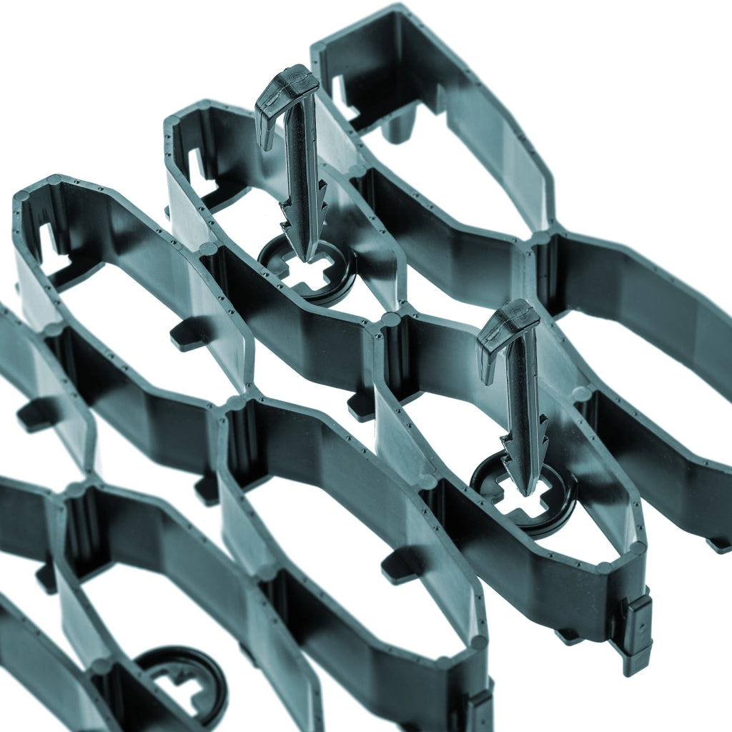 Griglia per prato KADAX per robot tagliaerba, ideale per superfici curve, 47 cm, confezione da 20 pezzi