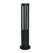 Trade Shop - Lampione Giardino Lampada 12 Watt Led Terra Esterno Ip65 Lampioncino Nero Es28 -