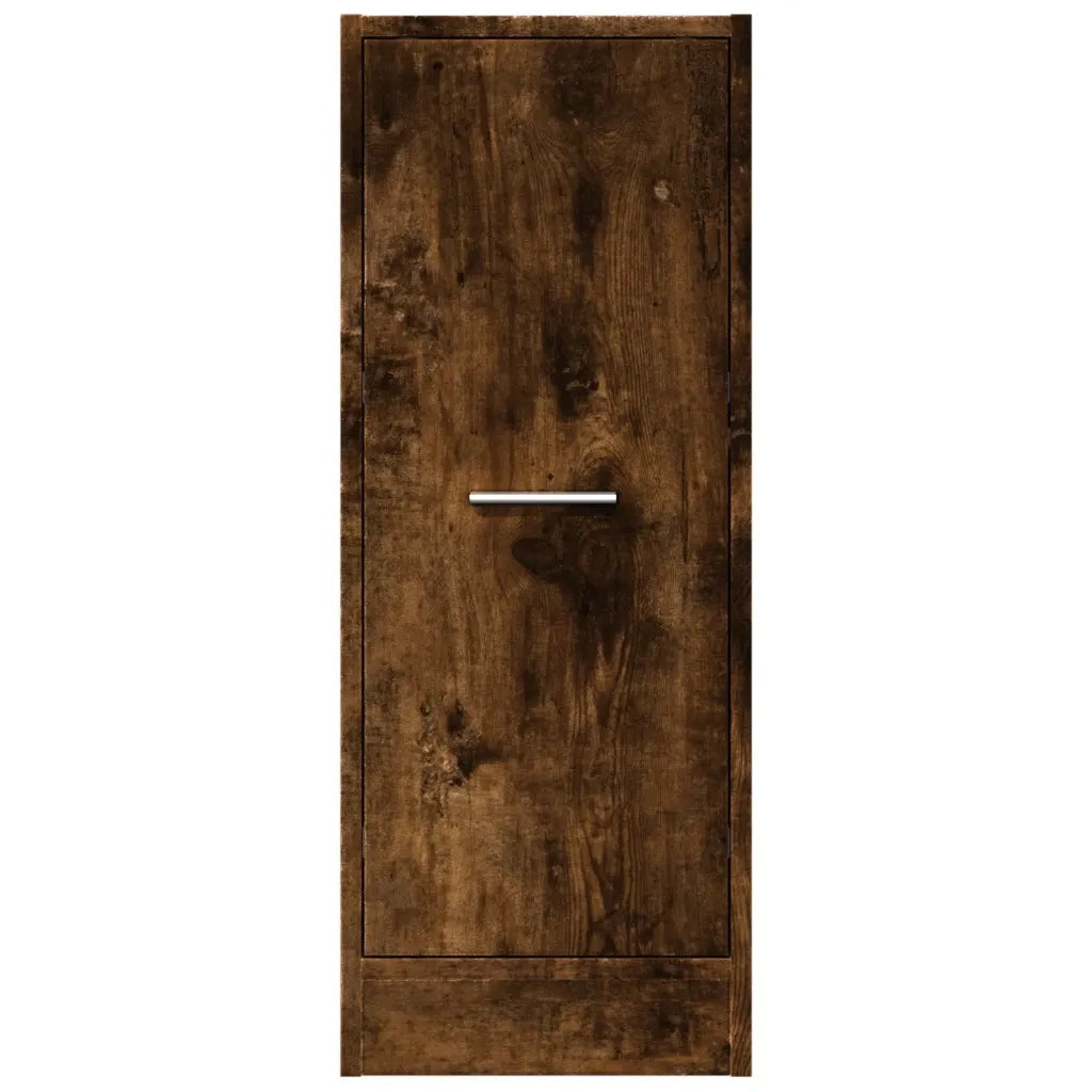 Armadietto da Farmacia Rovere Fumo 30x41x77,5 cm in Truciolato 855155
