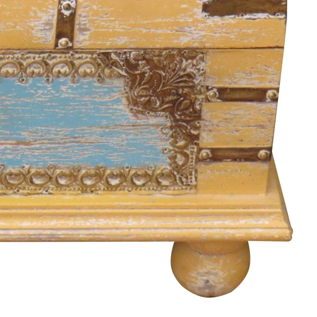 Baule in legno marrone 50x28x27h