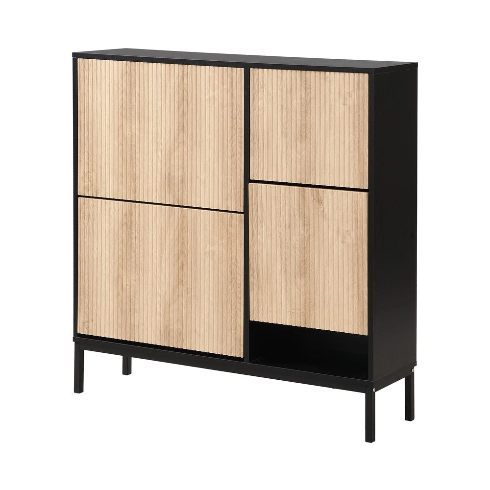 Scarpiera con Panca Portascarpe ¨C MINIMAL ¨C 3 Ante, Ripiani, Ingresso