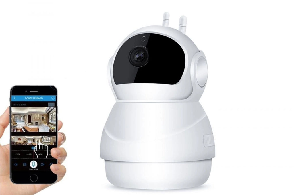Telecamera Wireless WiFi IP Cam App IPC 360 Motorizzata Audio Bidirezionale Allarme Cloud